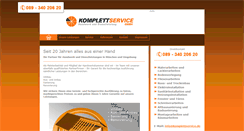 Desktop Screenshot of komplettservice.de