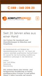 Mobile Screenshot of komplettservice.de